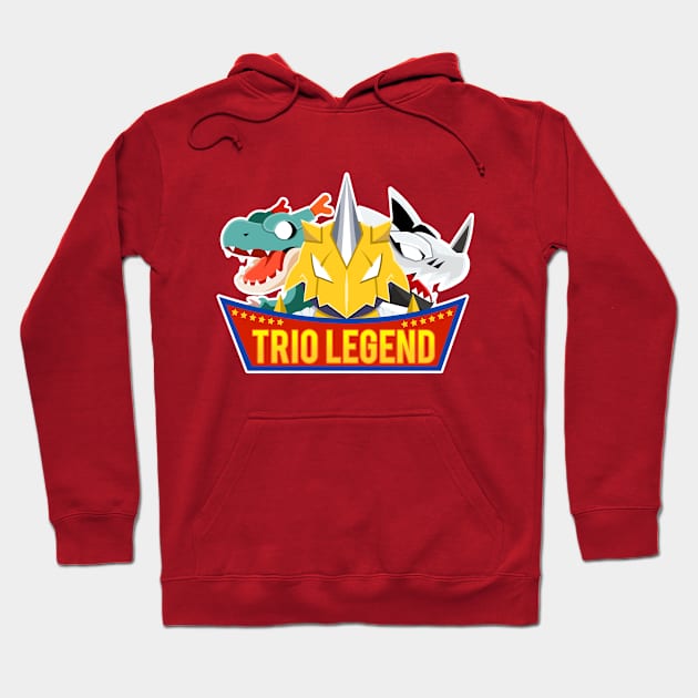 digimon trio legend Hoodie by DeeMON